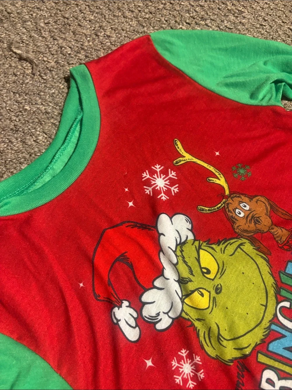 Kids Merry Grinchmas Pajama Set
